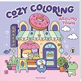 Buchcover: Cozy Coloring. Around Town